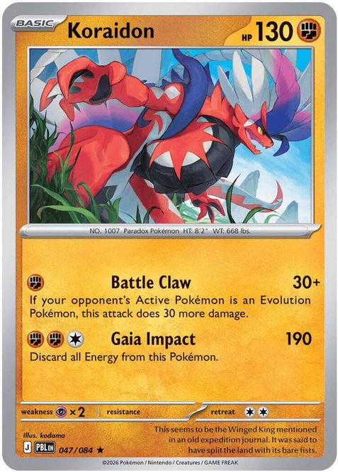 Hovedbilde PBL - 047 - Koraidon - Holo