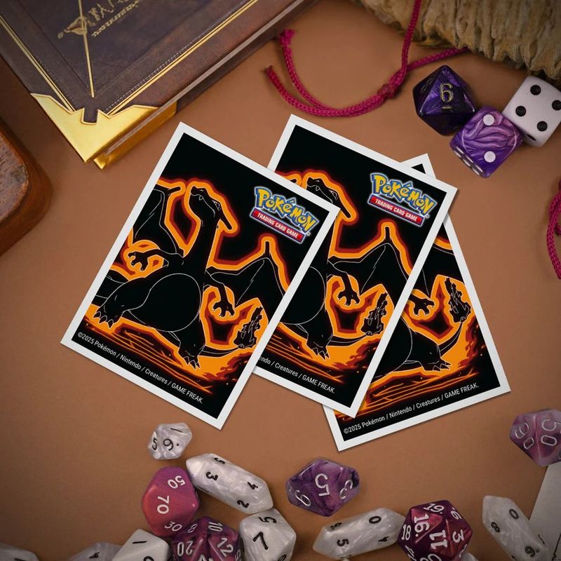 Neon Kanto Charizard Apex Deck Protector Sleeves (105)