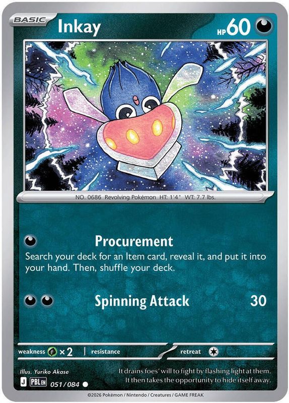 PBL - 051 - Inkay - Reverse Holo